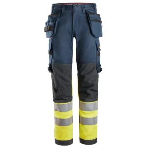 Snickers Workwear Еластичен панталон с външни джобове и висока видимост, ProtecWork 62749566