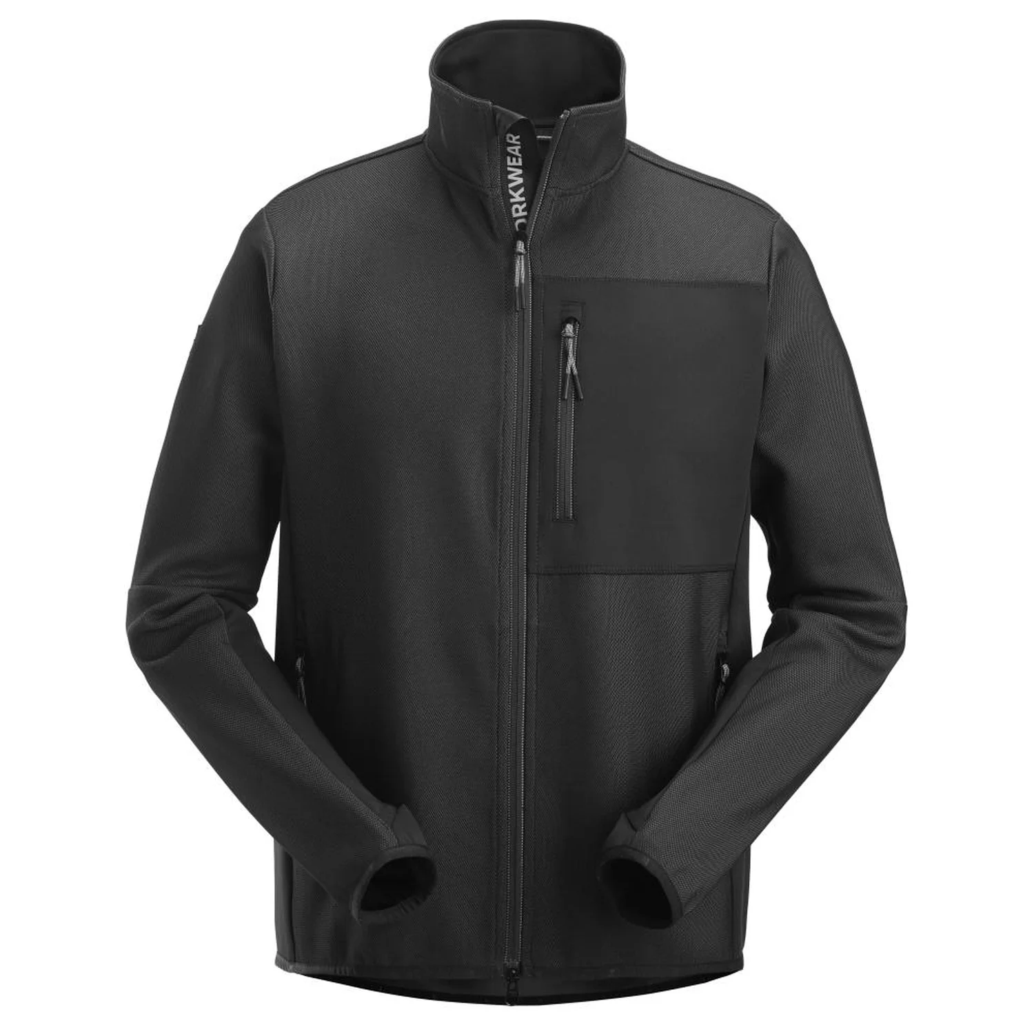 Snickers Workwear Тънко яке с цип, 80450404009 - 0404 - Black\Black
