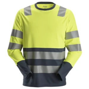 Snickers Workwear Тениска с дълги ръкави и висока видимост 2433