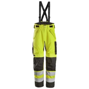 Snickers Workwear Водоустойчив двуслоен панталон с лека подплата 37.5® и висока видимост клас 2 6630