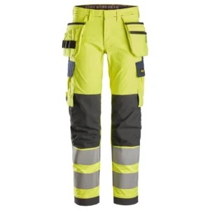 Snickers Workwear Защитен панталон с външни джобове и висока видимост, ProtecWork 62686695