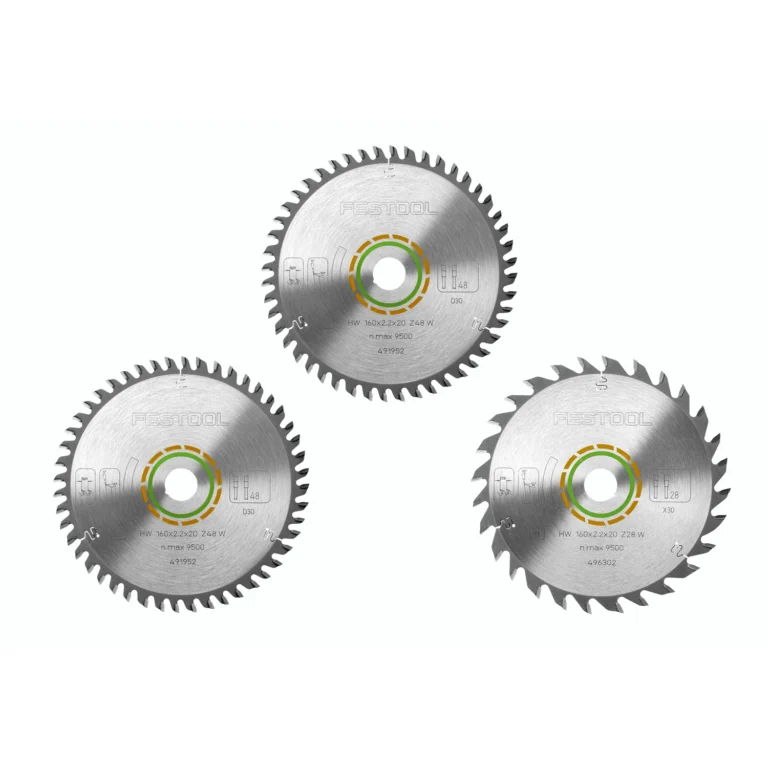 Festool Комплект циркулярни дискове KSB-SORT-3 W 160x2,2 578565