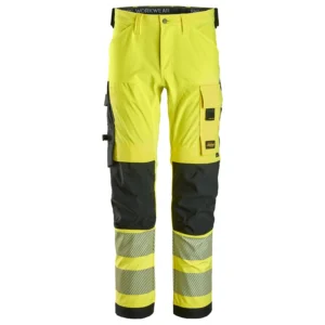 Snickers Workwear Еластичен панталон с висока видимост 63366604 - 6604 - High vis yellow\Black