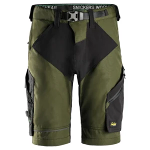 Snickers Workwear Къси панталони 69143104 - 3104 - Khaki Green\Black