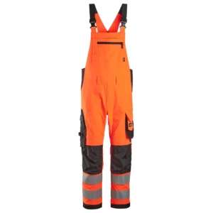 Snickers Workwear Работен гащеризон с висока видимост 60435504 - 5504 - High vis orange\Black