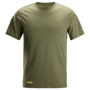 Snickers Workwear Вълнена тениска 25513100009 - 3100 - Khaki Green