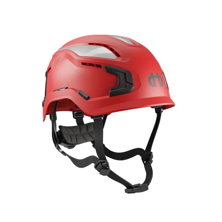 Hellberg Защитна каска с вентилация Sector Vented Red 32508-001