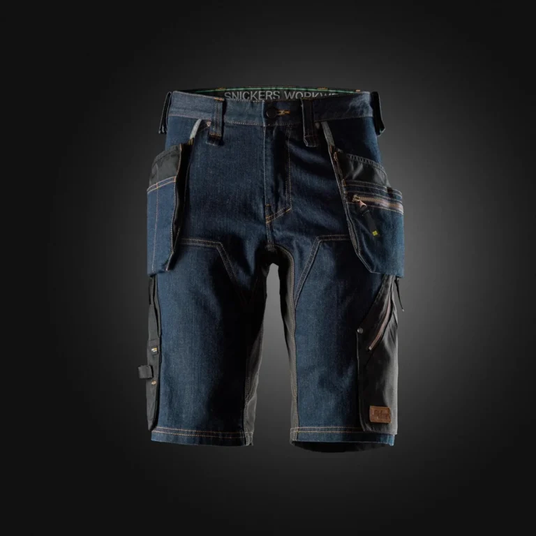 Snickers Workwear Дънкови къси панталони с външни джобове 61556504