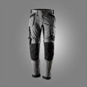 Snickers Workwear Работен панталон с външни джобове 62411804 - 1804 - Grey\Black