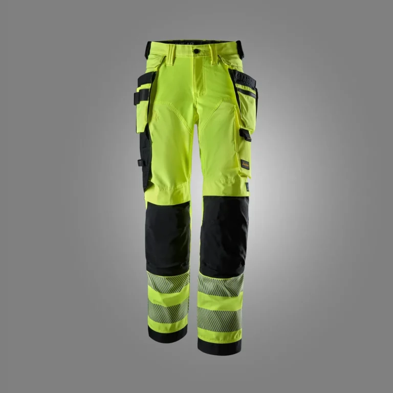 Snickers Workwear Дамски еластичен панталон с висока видимост, Клас 1/2 и свалящи се външни джобове 6732