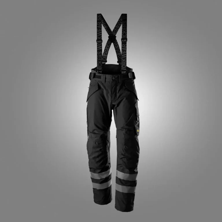 Snickers Workwear Водоустойчив подплатен панталон, 66120404003 - 0404 - Black\Black