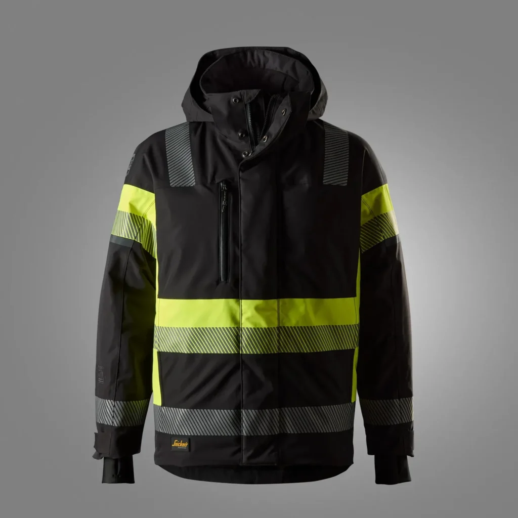 Snickers Workwear Водоустойчиво еластично яке с висока видимост, Клас 1 1135